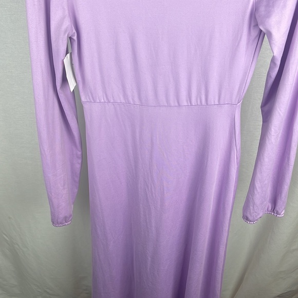 Velvet Torch Purple Long Sleeve MIDI Dress Size Large(12-14) NWT - Picture 11 of 16